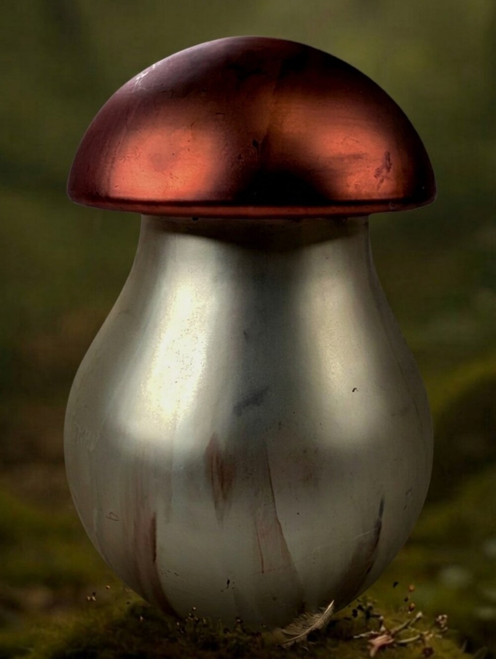 Anthropologie Oversized Mushroom Gourmand Pumpkin Sweet Vanilla Candle 41.91 oz
